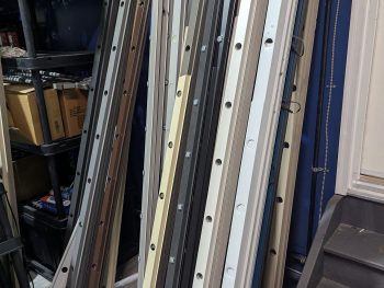 Aluminum Hat Track (7ft)